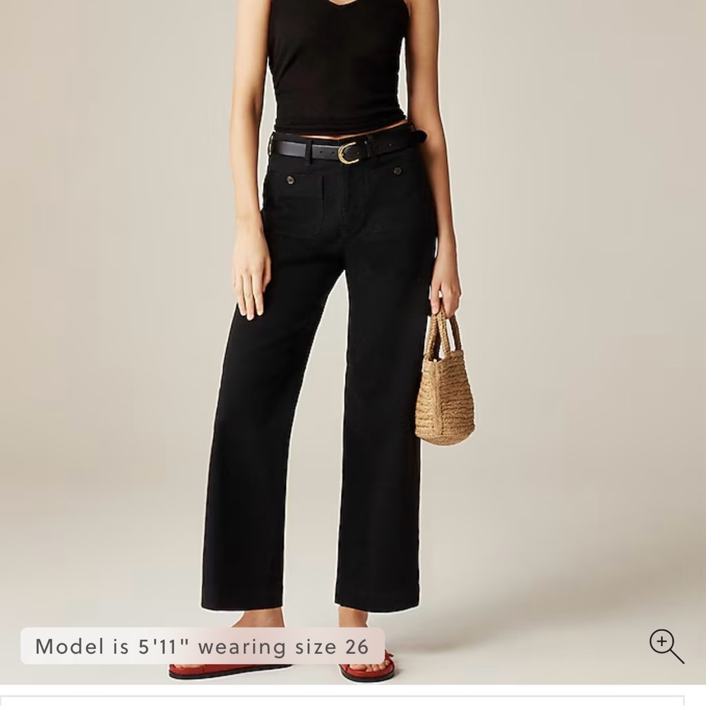 Black Wide-Leg Pants